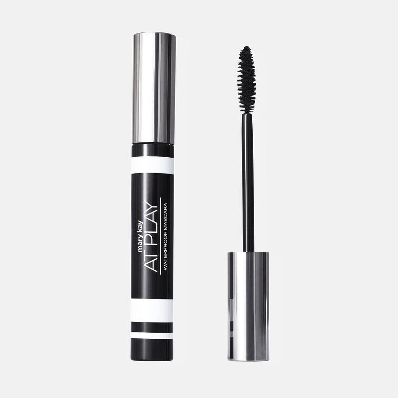 Capped Mary Kay At Play Waterproof Mascara with accompanying wand.