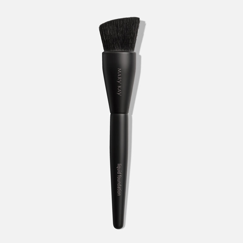 Mary Kay Liquid Foundation Brush standing against plain background
