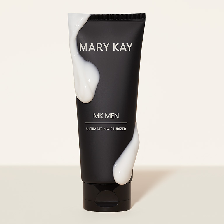 Tubo de la Loci&oacute;n Facial Hidratante Intensiva MKMen&reg; con textura del producto