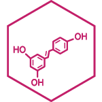 Ilustraci&oacute;n de resveratrol.